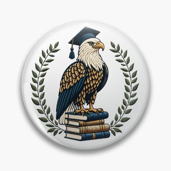 Item preview, Eagle Academic - The Wise Graduate designed and sold by #Adulting Central.