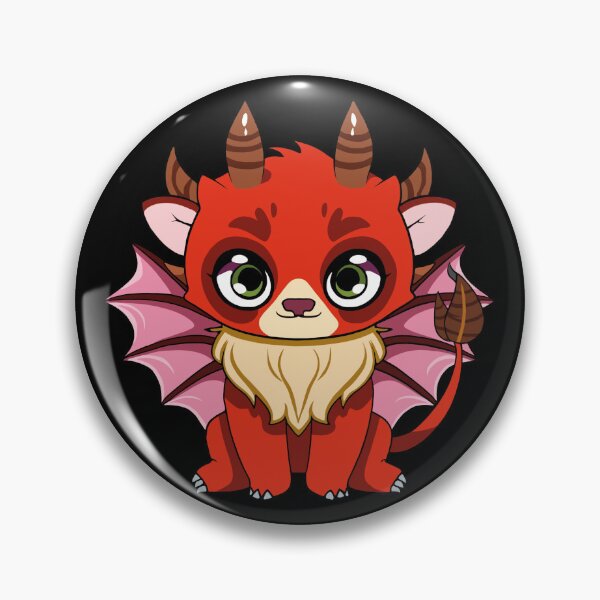 Item preview, Cute monster - little and sweet Manticore designed and sold by Grey House.