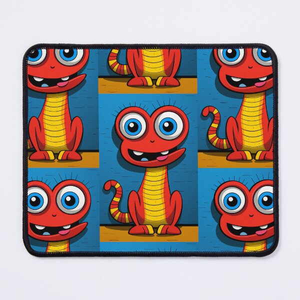 Item preview, Vibrant himsical Cartoonish Illustration of a Playful Lizard in a Comic-Style Settingand W designed and sold by Piotrek0001.