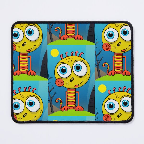 Item preview, Vibrant himsical Cartoonish Illustration of a Playful Lizard in a Comic-Style Settingand W designed and sold by Piotrek0001.