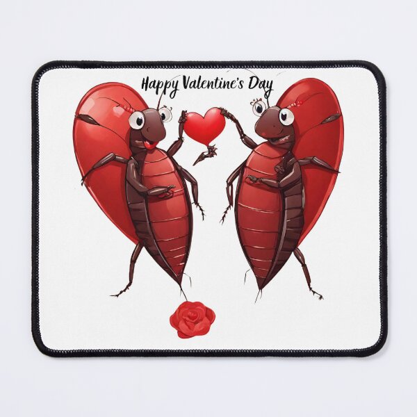 Item preview, happy Valentine's Day, cockroaches, worms designed and sold by LYDIA0304.