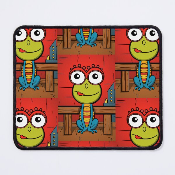 Item preview, Vibrant himsical Cartoonish Illustration of a Playful Lizard in a Comic-Style Settingand W designed and sold by Piotrek0001.