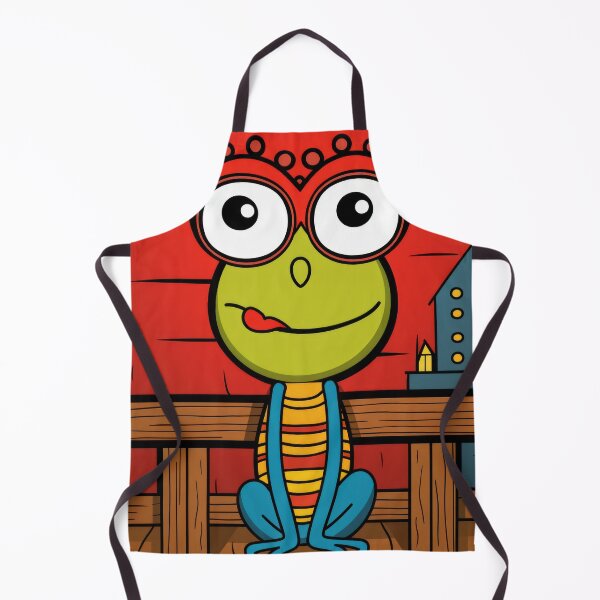 Item preview, Vibrant himsical Cartoonish Illustration of a Playful Lizard in a Comic-Style Settingand W designed and sold by Piotrek0001.