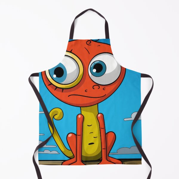 Item preview, Vibrant himsical Cartoonish Illustration of a Playful Lizard in a Comic-Style Settingand W designed and sold by Piotrek0001.
