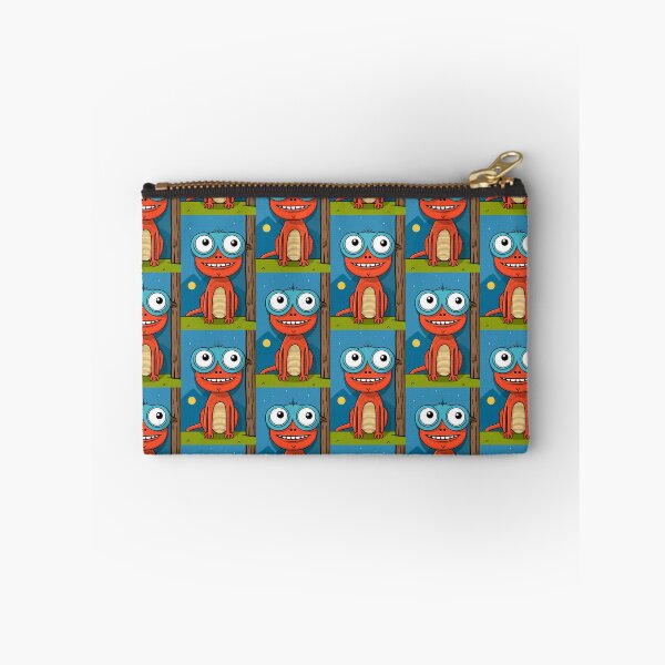 Item preview, Vibrant himsical Cartoonish Illustration of a Playful Lizard in a Comic-Style Settingand W designed and sold by Piotrek0001.
