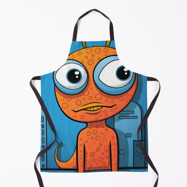 Item preview, Vibrant himsical Cartoonish Illustration of a Playful Lizard in a Comic-Style Settingand W designed and sold by Piotrek0001.