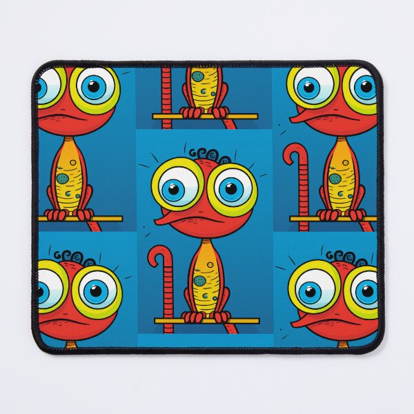 Item preview, Vibrant himsical Cartoonish Illustration of a Playful Lizard in a Comic-Style Settingand W designed and sold by Piotrek0001.