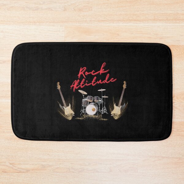 Aperçu de l'œuvre Top des t-shirts rock avec un logo Rock Attitude créée et vendue par MarieSusan.