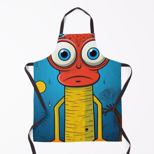 Artikelvorschau, Lebendige, himmlische Cartoon-Illustration einer verspielten Eidechse in einer Comic-ähnlichen Umgebung und W entworfen und verkauft von Piotrek0001.