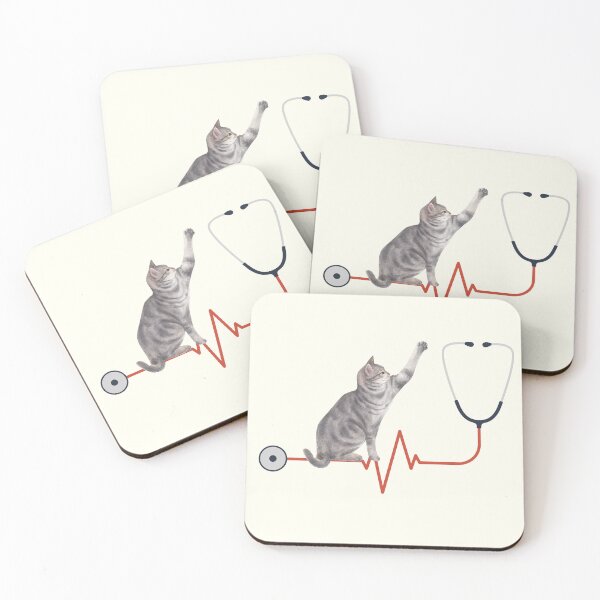 Item preview, Express Your Love with Cat Heart Beat Merchandise  designed and sold by JOY STORE 45.