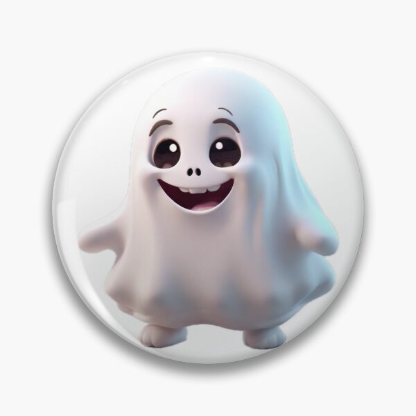 Item preview, Cute Happy Little Ghost - 3D Character designed and sold by pinksunsets.