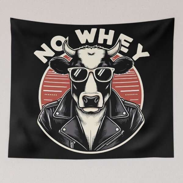 Item preview, Funny Vegan Vintage No Whey designed and sold by KitonicTees.