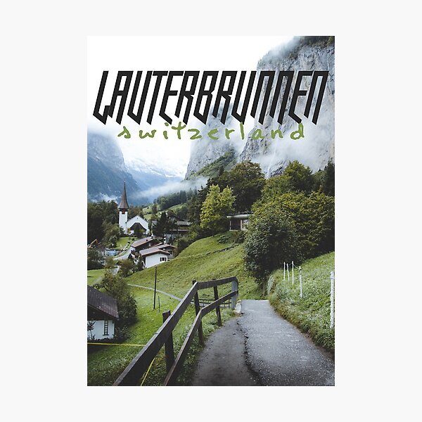 Item preview, Lauterbrunnen, Switzerland designed and sold by TravelWish.
