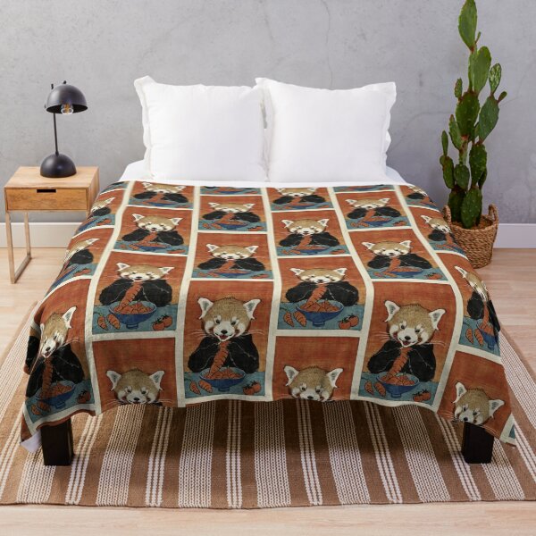 Item preview, Red Panda In Japan Style Ginger Asian Bamboo Eating Food Hungry designed and sold by Cr320.
