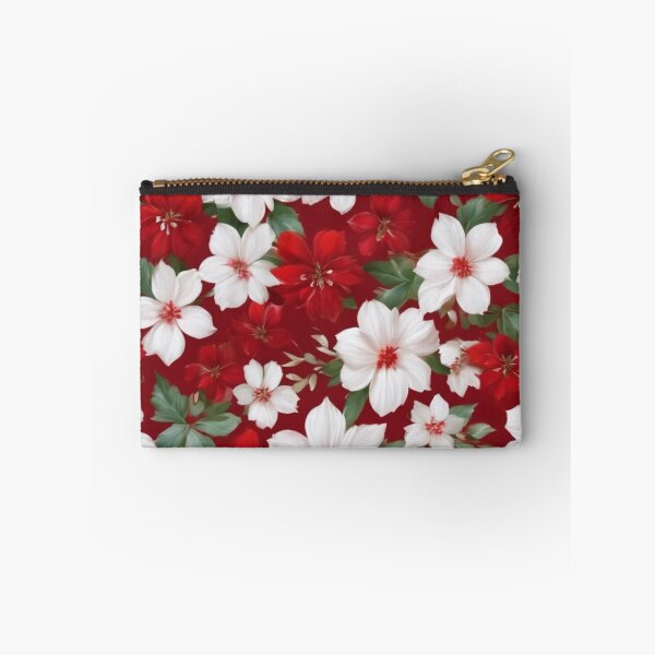 Item preview, "Blooms in Harmony: A Symphony of Red and White Floral Elegance" designed and sold by FashionAlchemy.