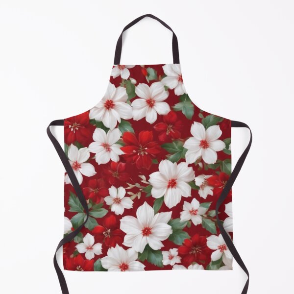 Item preview, "Blooms in Harmony: A Symphony of Red and White Floral Elegance" designed and sold by FashionAlchemy.