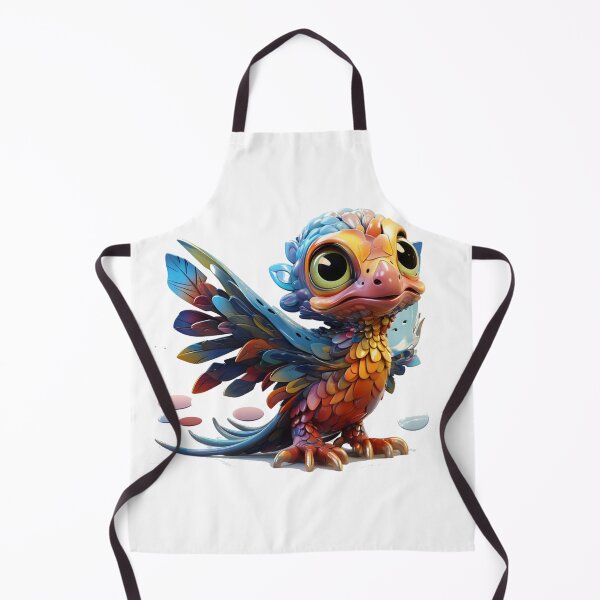 Item preview, Rainbow Raptor - Vivid Parrot Dragon designed and sold by dungeonwarriors.