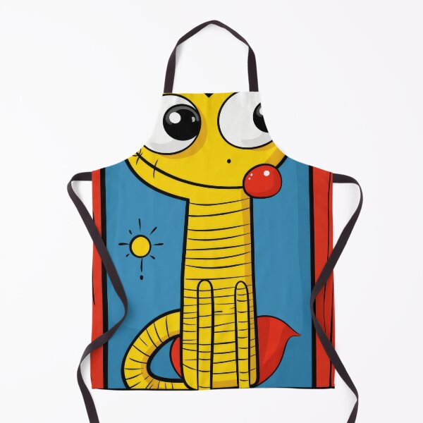 Item preview, Vibrant himsical Cartoonish Illustration of a Playful Lizard in a Comic-Style Settingand W designed and sold by Piotrek0001.