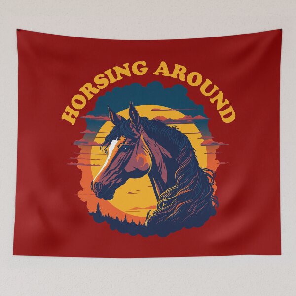 Item preview, Horsing Around - Horse Lover designed and sold by TMBTM.