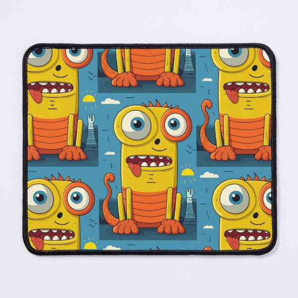 Item preview, Vibrant himsical Cartoonish Illustration of a Playful Lizard in a Comic-Style Settingand W designed and sold by Piotrek0001.