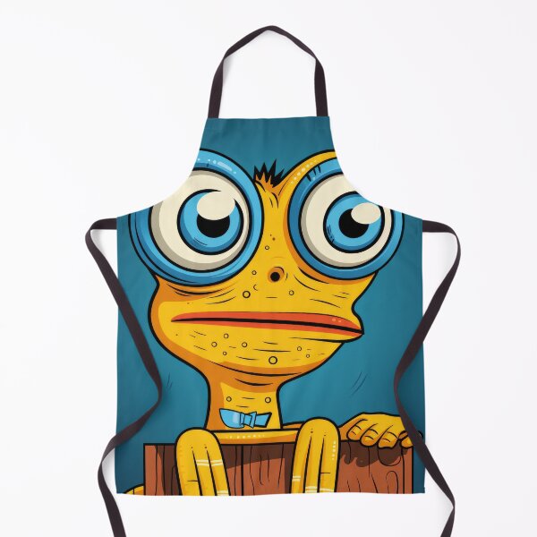 Item preview, Vibrant himsical Cartoonish Illustration of a Playful Lizard in a Comic-Style Settingand W designed and sold by Piotrek0001.