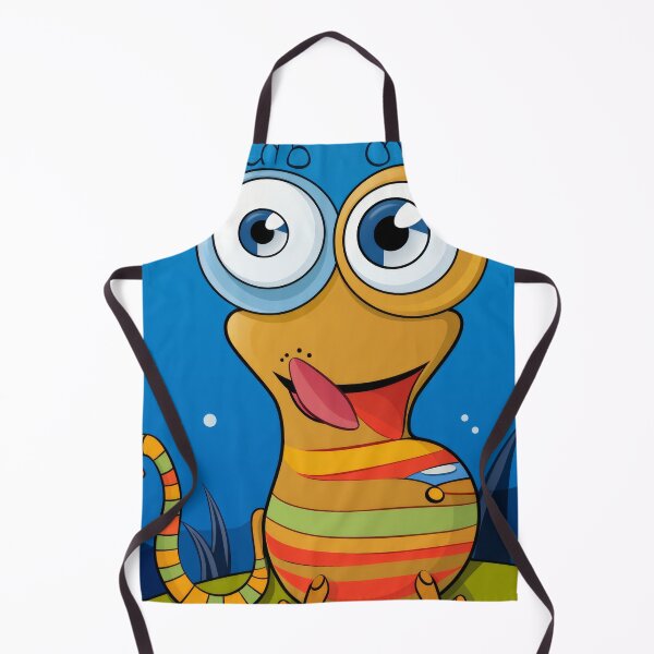 Item preview, Vibrant himsical Cartoonish Illustration of a Playful Lizard in a Comic-Style Settingand W designed and sold by Piotrek0001.
