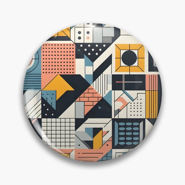 Item preview, Midcentury geometric pattern  designed and sold by Yislaaik Digital Marketing.