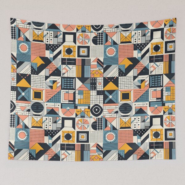 Item preview, Midcentury geometric pattern  designed and sold by Yislaaik Digital Marketing.