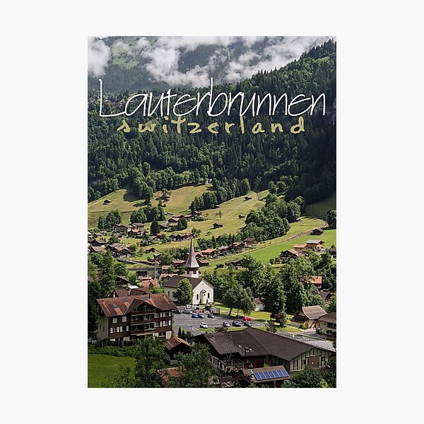 Item preview, Lauterbrunnen, Switzerland designed and sold by TravelWish.