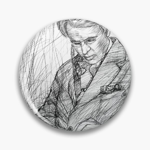 Artikelvorschau, W. B. YEATS - Tintenporträt .2 entworfen und verkauft von lautir.