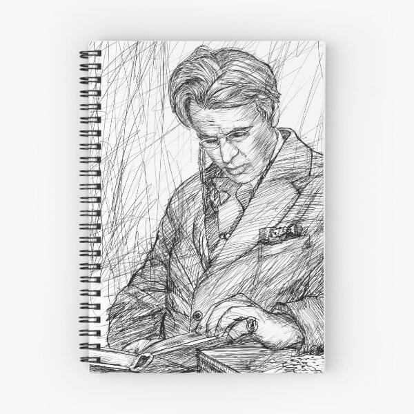 Item preview, W. B. YEATS - ink portrait .2 designed and sold by lautir.