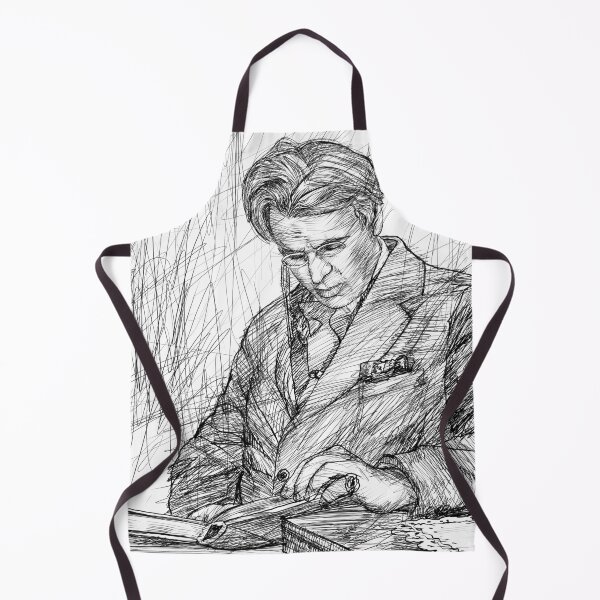 Item preview, W. B. YEATS - ink portrait .2 designed and sold by lautir.