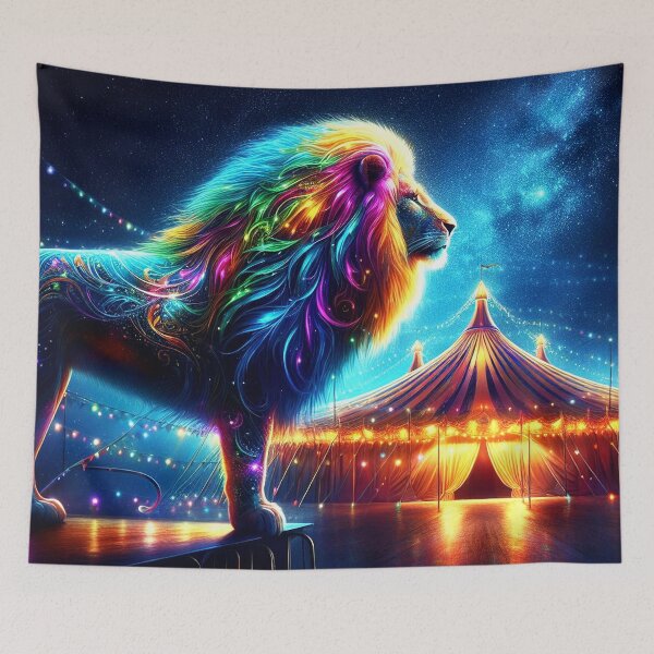 Item preview, Majestic Lion in Circus designed and sold by digitalgull.