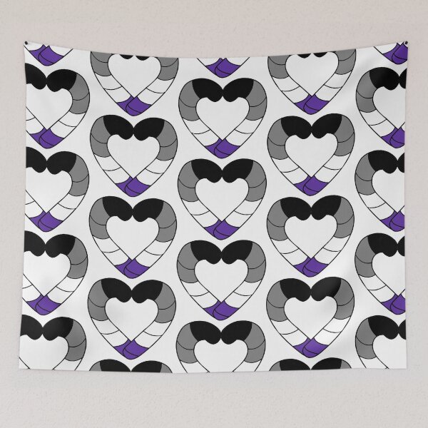 Item preview, Asexual Pride Candy Cane designed and sold by HarveyHandcraftsandDesigns.