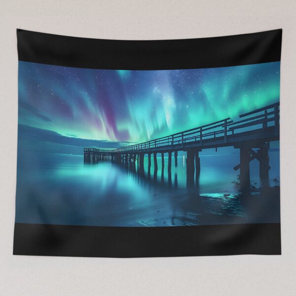 Item preview, Enchanted Pier Serenade designed and sold by AI-Only Creations.