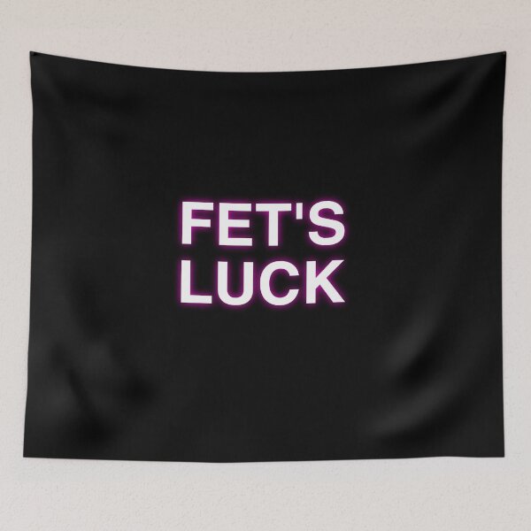 Item preview, Fet's Luck Let's Fuck Spoonerism Pun Humor - Shitpost Meme Viral designed and sold by SillyMerchant.
