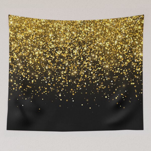 Item preview, Shimmering Splendor: Gold Scattered Sparkling Glitter Delight designed and sold by asbno19.