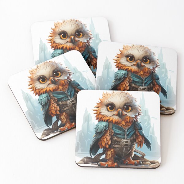 Item preview, Frost Guardian - Arctic Owl Warrior designed and sold by dungeonwarriors.