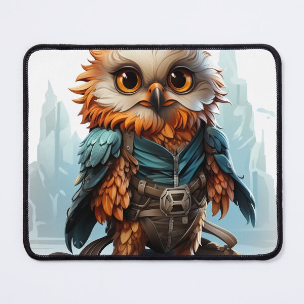 Item preview, Frost Guardian - Arctic Owl Warrior designed and sold by dungeonwarriors.
