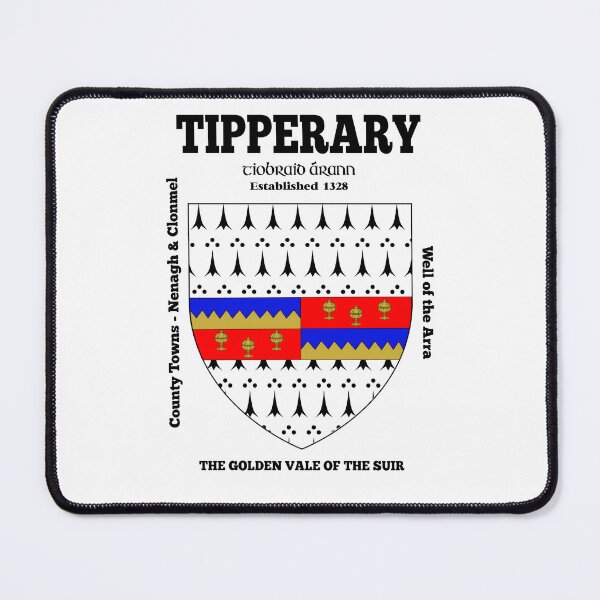 Item preview, Irish County Tipperary Ireland Crest, Translation & More designed and sold by REAL IRISH GIFTS.