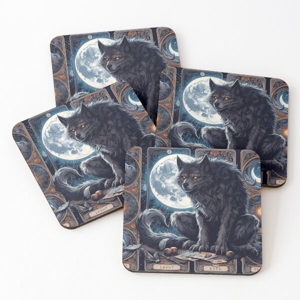Item preview, Werewolf Tarot designed and sold by DragonsPetals.