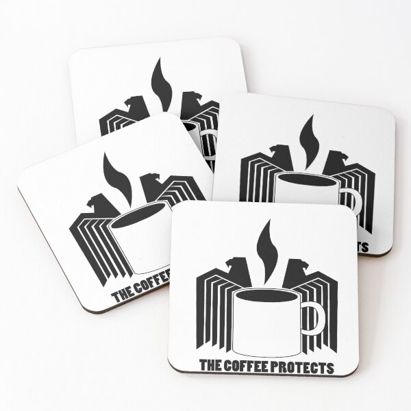 Item preview, The Coffee Protects designed and sold by 0bsidian0rder.