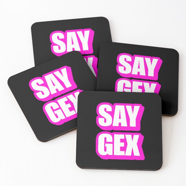 Item preview, Say Gex Gay Sex Spoonerism Pun Humor - Shitpost Meme Viral designed and sold by SillyMerchant.