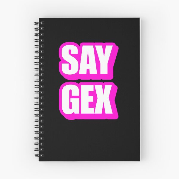 Item preview, Say Gex Gay Sex Spoonerism Pun Humor - Shitpost Meme Viral designed and sold by SillyMerchant.