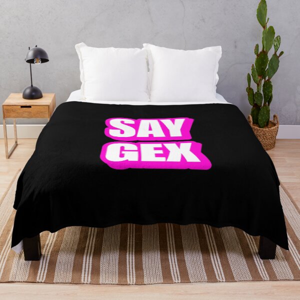 Item preview, Say Gex Gay Sex Spoonerism Pun Humor - Shitpost Meme Viral designed and sold by SillyMerchant.