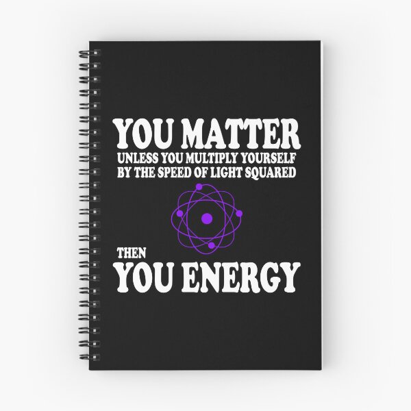 Item preview, You Matter x Speed Of Light Square = You Energy designed and sold by ScienceCorner.