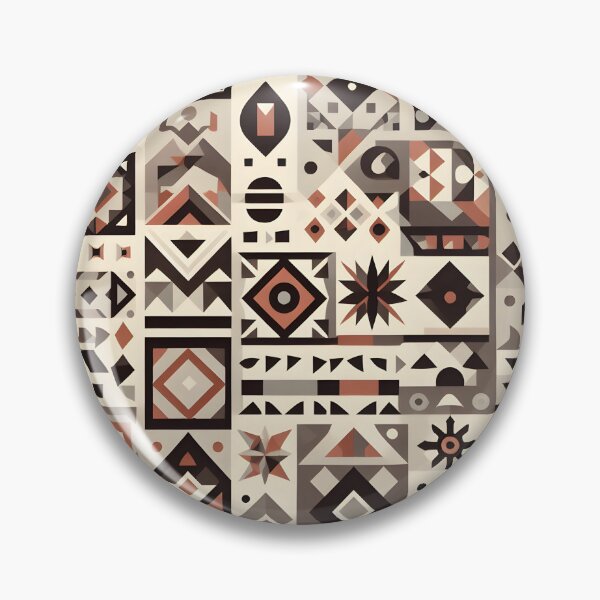 Item preview, Afrovibe geometric pattern designed and sold by Yislaaik Digital Marketing.