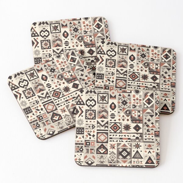 Item preview, Afrovibe geometric pattern designed and sold by Yislaaik Digital Marketing.