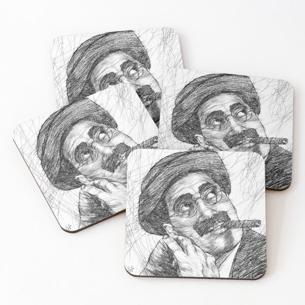 Item preview, GROUCHO MARX ink portrait .3 designed and sold by lautir.