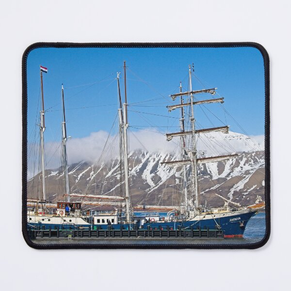 Item preview, Sailing Ship Antigua in Longyearbyen harbour Svalbard designed and sold by Martyn R Arnold Fine Art Nature & Landscape Photography.